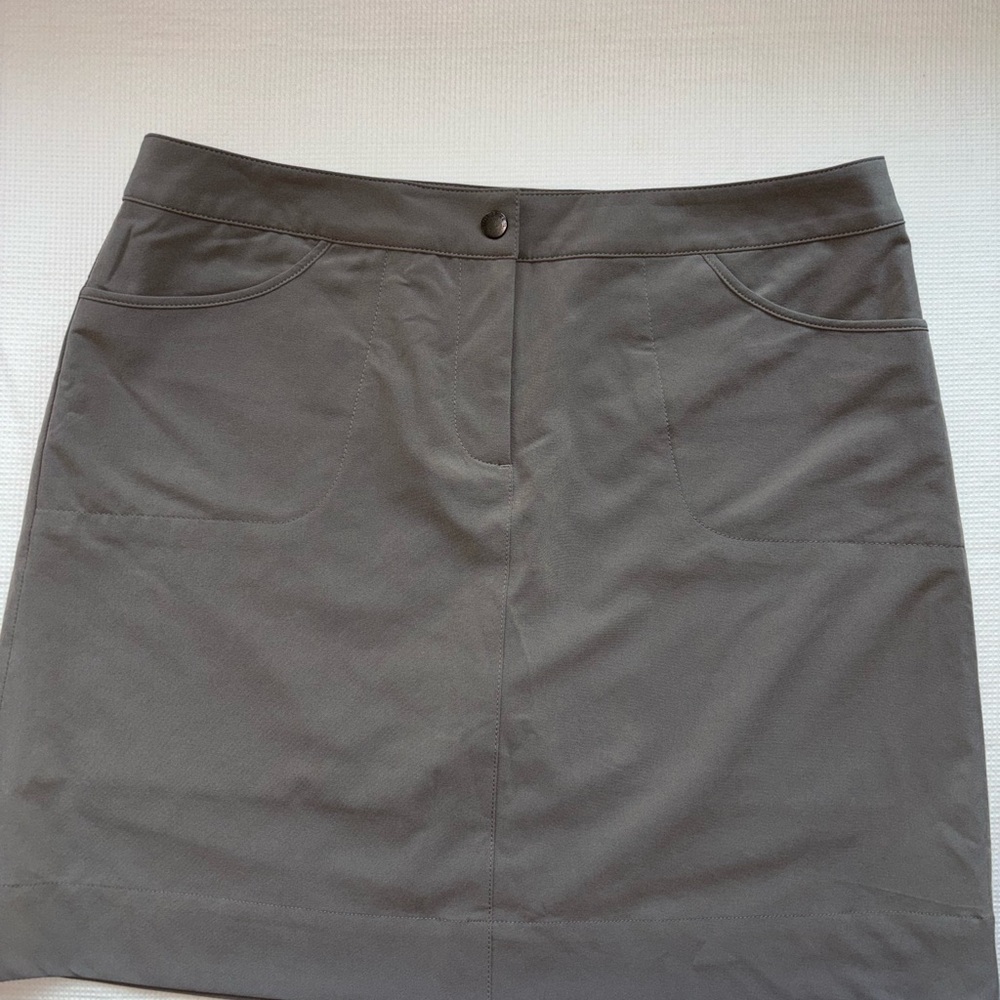 Cutter & Buck Women's Mini Skort in Dark Gray